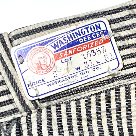 1950's WASHINGTON DEE CEE Seersucker Trousers Deadstock