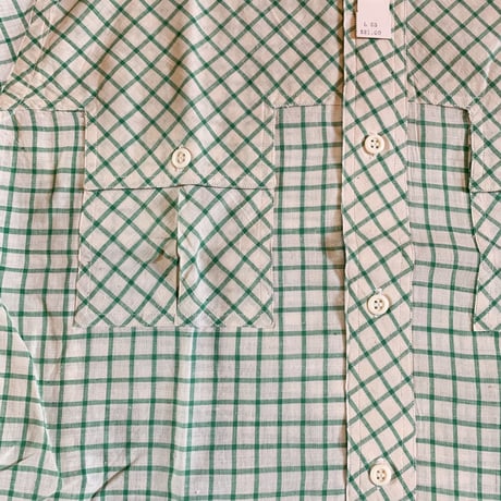1970's J.SVOBODA SONS Indian Madras S/S Shirt Deadstock