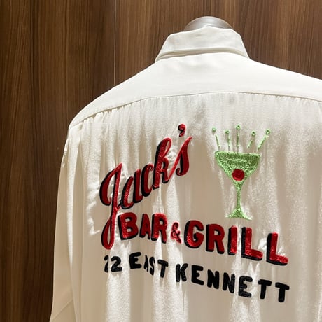 1950's NAT NAST Rayon Bowling L/S Shirt