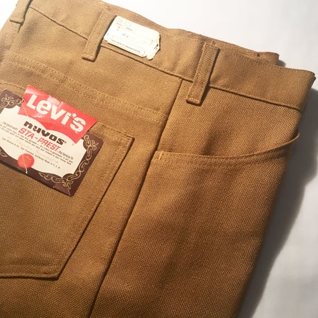 1970's Levi's STA-PREST Tapered Pants Deadstock