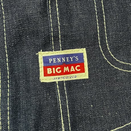 1950's BIG MAC Denim Overall Deadstock