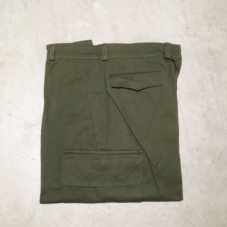 1950〜60's French Army M-47 Herringbone Trousers Deadstock