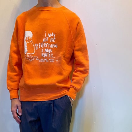 1960's Unknown Monster Printed Sweat