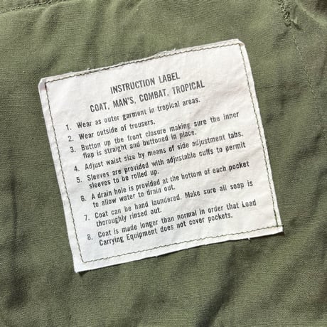 1960's US.ARMY Jungle Fatigue 2nd Jacket