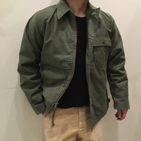 1980's US.NAVY A-2  Deck Jacket