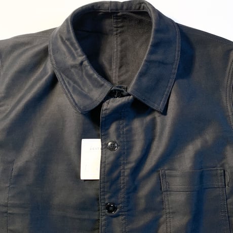 1950's VEST E Black Moleskin Jacket Deadstock