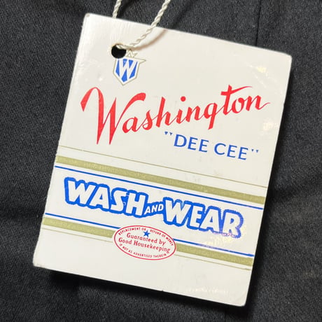 1960's WASHINGTON DEE-CEE Black Western L/S Shirt Deadstock