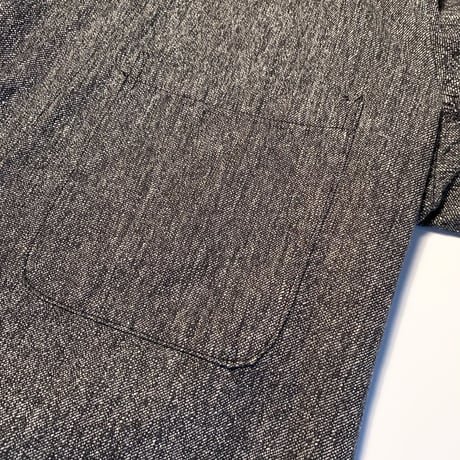 1950's French Unknown Black Chambray Work Jacket