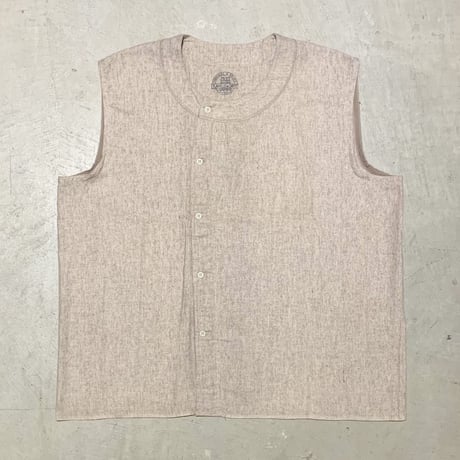 1940〜50's French Unknown Farmer Vest Deadstock