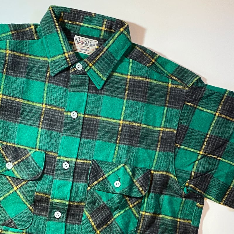 1960's Roomy Richard Heavy Flannel L/S Shirt De