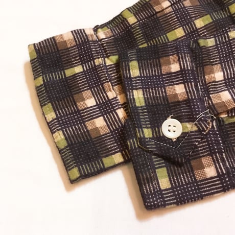 1960's HOLIADY Flannel L/S Shirt Deadstock