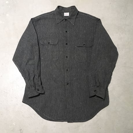 1960's BIG MAC Black Chambray L/S Shirt
