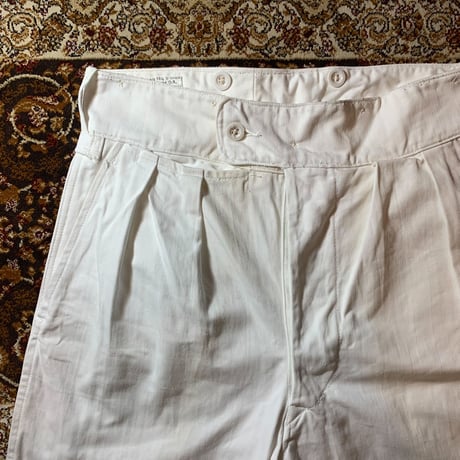 1950's British Military White Trousers