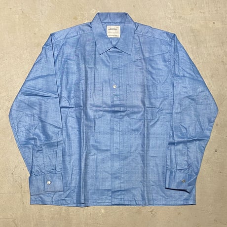 1950〜60's TOWNCRAFT Rayon L/S Shirt Deadstock