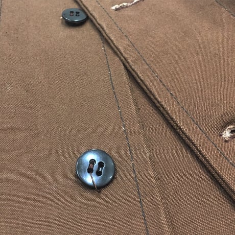 1950's〜 French Unknown Cotton&Linen Jacket Deadstock