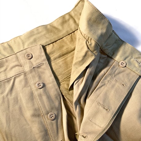 1950〜60's French Army M-52 Chino Trousers Deadstock