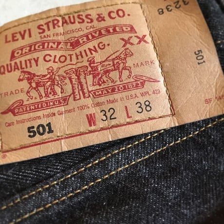 1980〜90's Levi's 501 Black Denim Pants Deadstock