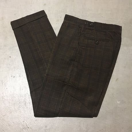 1960's Unknown Corduroy Tapered Pants Deadstock