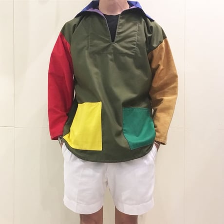 1970's Unknown Crazy Pattern Smock