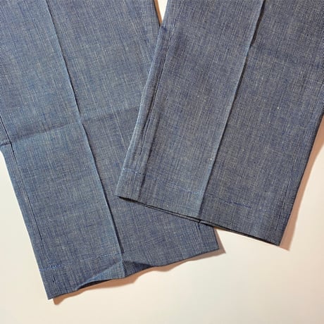 1940〜50's Unknown Pincheck Trousers Deadstock
