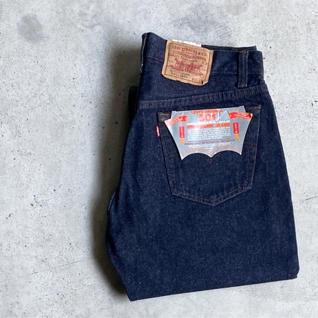 1980's Levi's 501 Black Denim Pants Deadstock