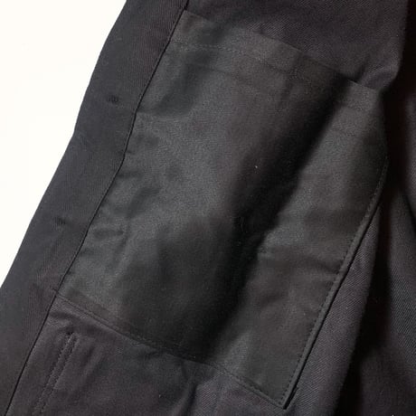 1960's ATLAS Black Cotton Twill Jacket Deadstock