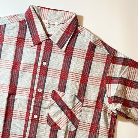 1950's COMPASS Flannel L/S Shirt Deadstock