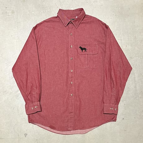 1980's ORVIS Denim L/S Shirt