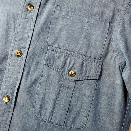 1980's〜 Willis&Geiger Chambray Safari L/S Shirt