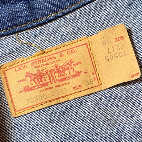 1970's〜 Levi's 70505 Denim Jacket