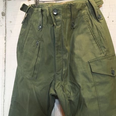 1960's British Army Combat Trousers Deadstock