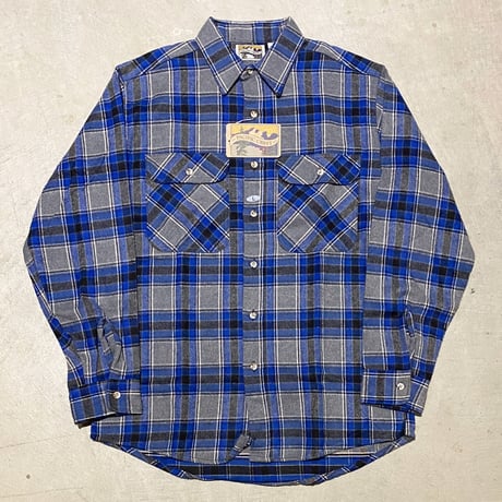 1980's〜 TRAIL PACIFIC CREST WEAR Heavy Flannel L/S Shirt Deadstock