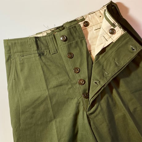 1940's US.ARMY M-43 Field Trousers Deadstock
