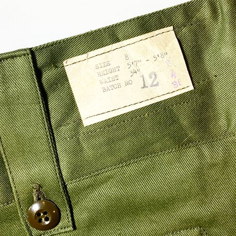 1960's Australia Army Gurkha Trousers Deadstock