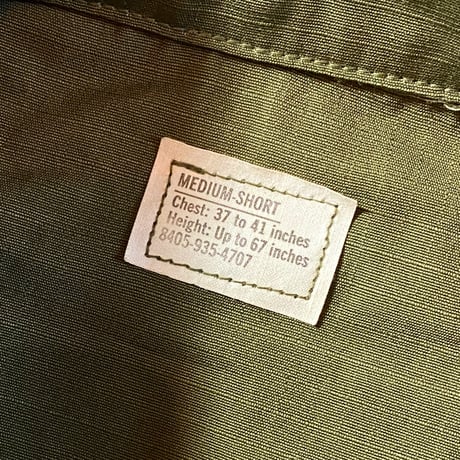 1970's US.ARMY Jungle Fatigue 4th Jacket Deadstock
