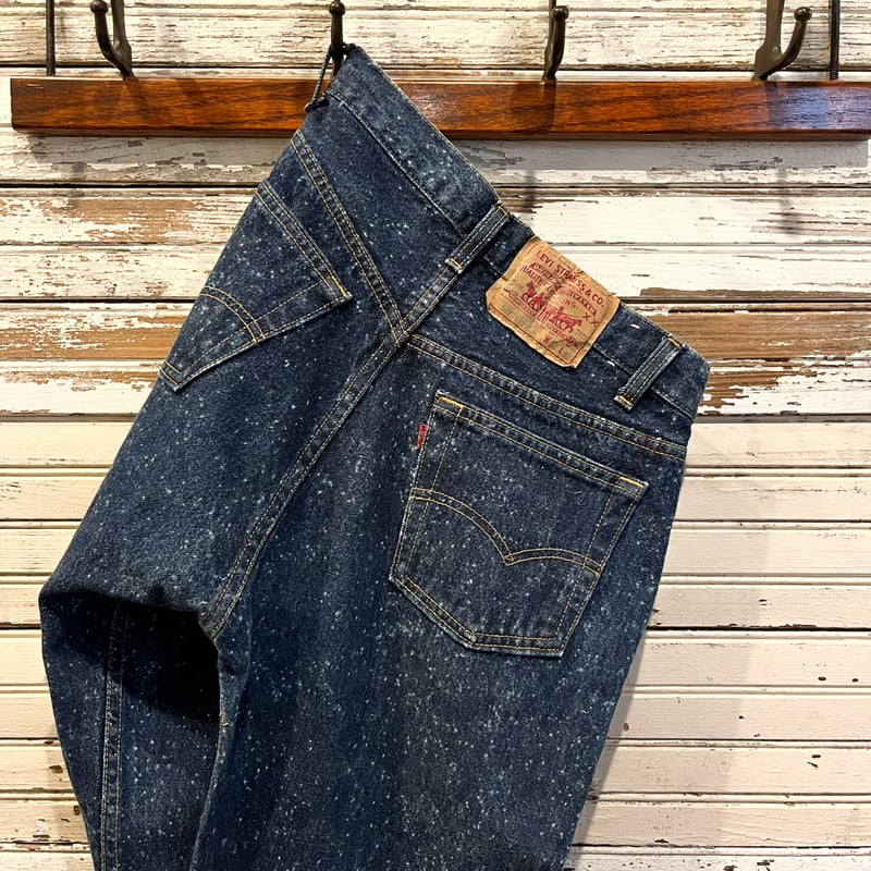 1980's Levi's 501 Galactic Washed Denim Pants |