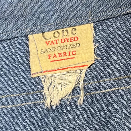 1940〜50's Cone Fabric Herringbone L/S Shirt