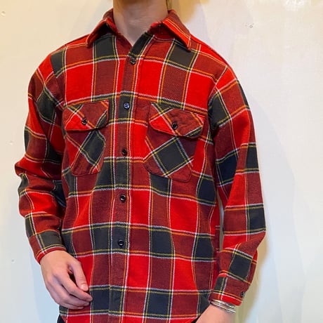 1960〜70's 5 Brother Heavy Flannel L/S Shirt