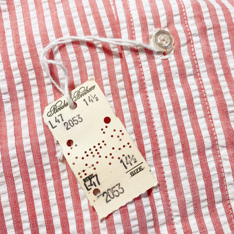 1970's〜 Brooks Brothers Seersucker S/S Shirt Deadstock