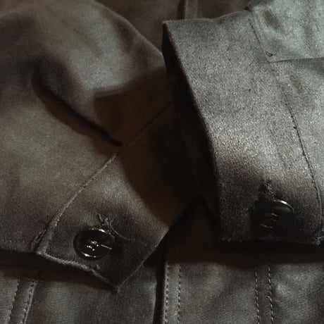 1950's Le Favori Black Moleskin Jacket Deadstock