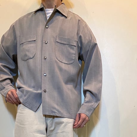 1950's〜 Sportsman Rayon L/S Shirt