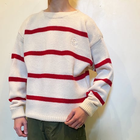 1980's〜 Abercrombie&Fitch Boatneck Sweater