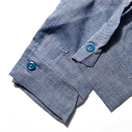 1960's Unknown Chambray L/S Shirt Deadstock
