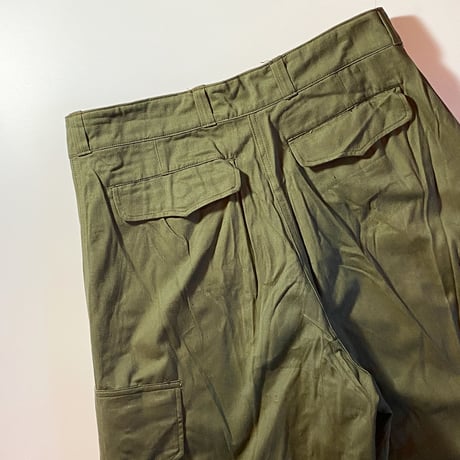 1950〜60's French Army M-47 Herringbone Trousers Deadstock