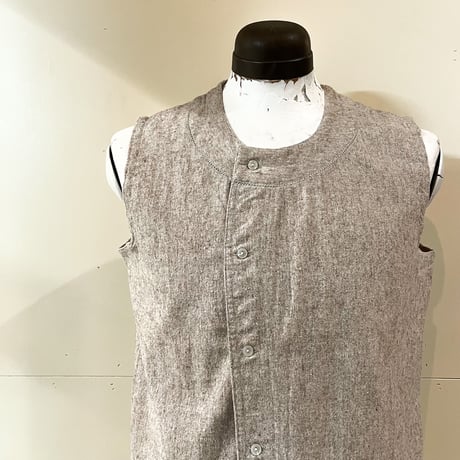 1950's French Unknown Farmer Vest Deadstock