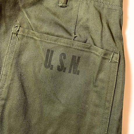 1940's US.NAVY N-3 Cotton Twill Trousers Deadstock