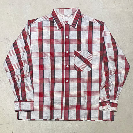 1950's COMPASS Flannel L/S Shirt Deadstock