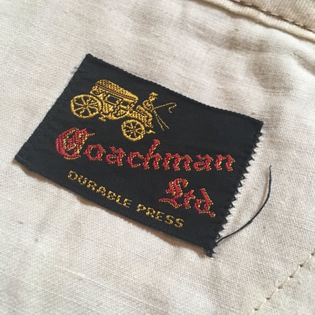1960's Goachman Ltd. Velours Tapered Pants