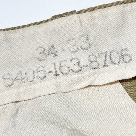 1950's US.ARMY Chino Trousers