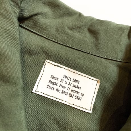1960's US.ARMY Jungle Fatigue 3rd Jacket Deadstock